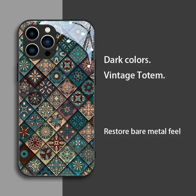 Retro Art Glass Case