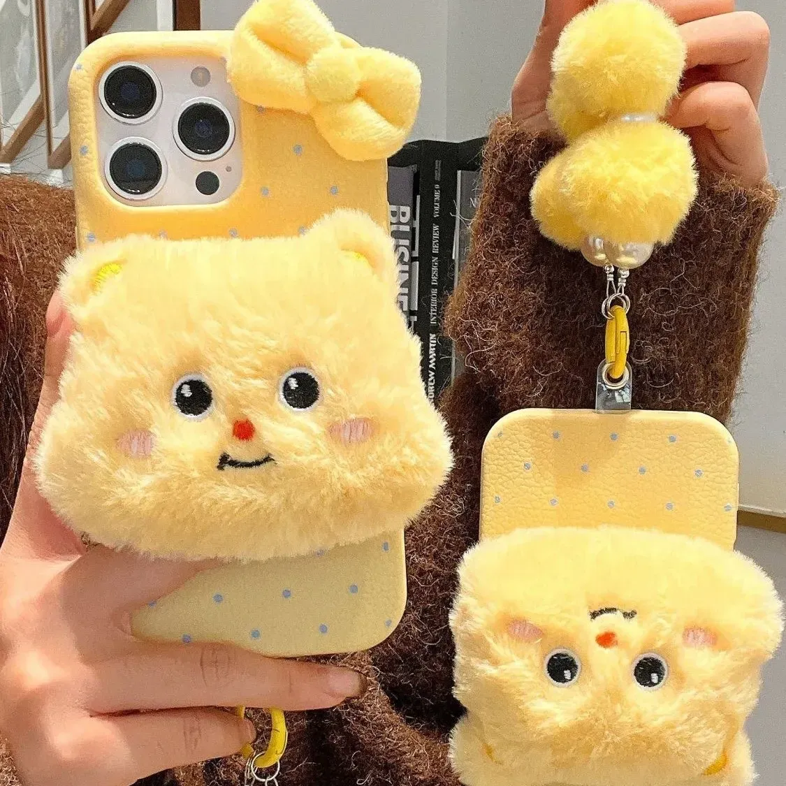 Plush Butter Bear Phone Case